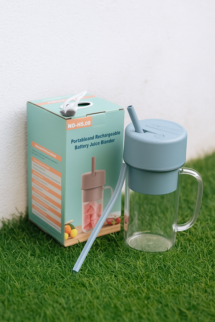 MixerGO. Batidora Portátil con Pajita Integrada