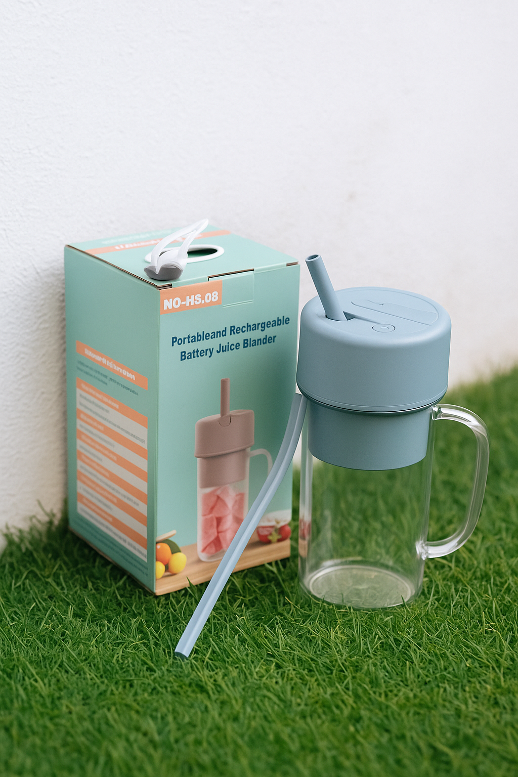 MixerGO. Batidora Portátil con Pajita Integrada