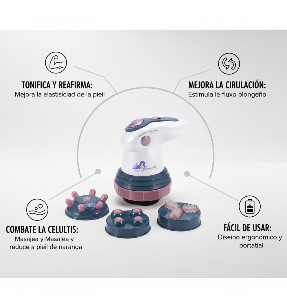 Masajeador anticelulítico con luz infrarroja
