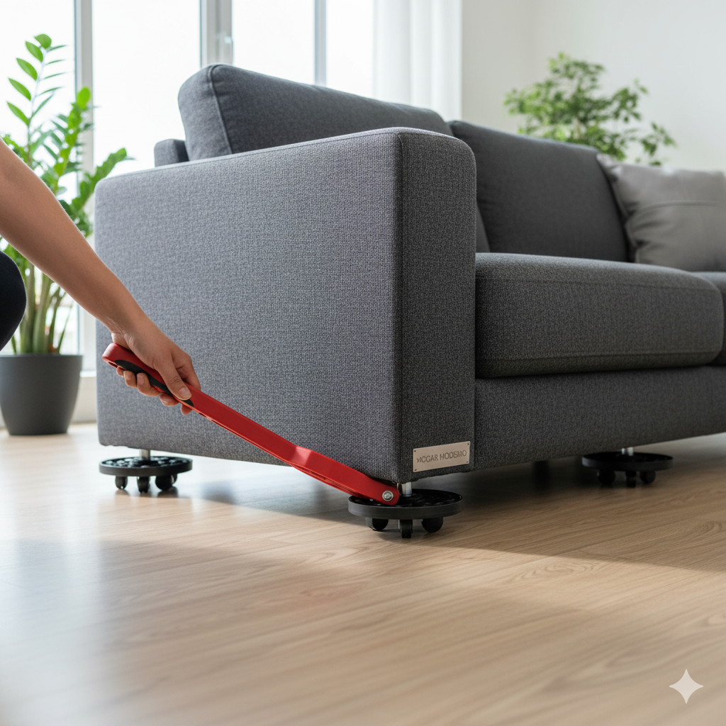 Kit para desplazar y elevar muebles